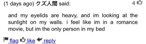 i feel like im in a romance movie, but im the only person in my